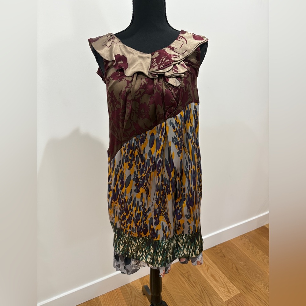 Multicolor Floral Midi Dress